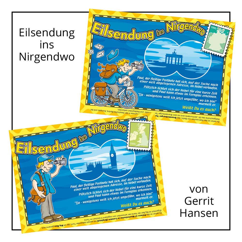 Eilsendung ins Nirgendwo von Gerrit Hansen bei der Rätselschmiede