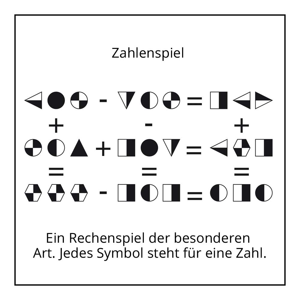 Zahlenspiel von der Rätselschmiede