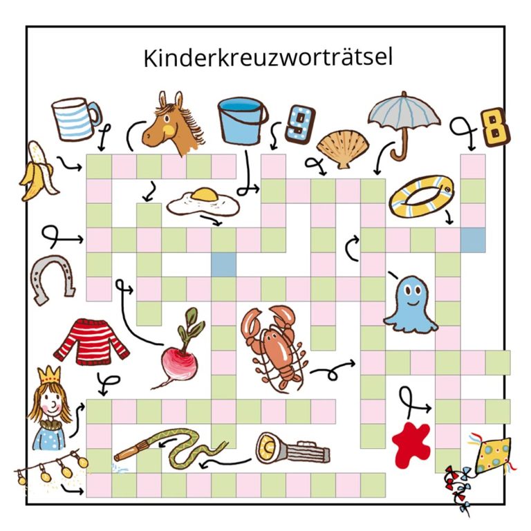 Kinderrätsel für Zeitungen - Abdruckrechte bei Ihrer Rätselschmiede