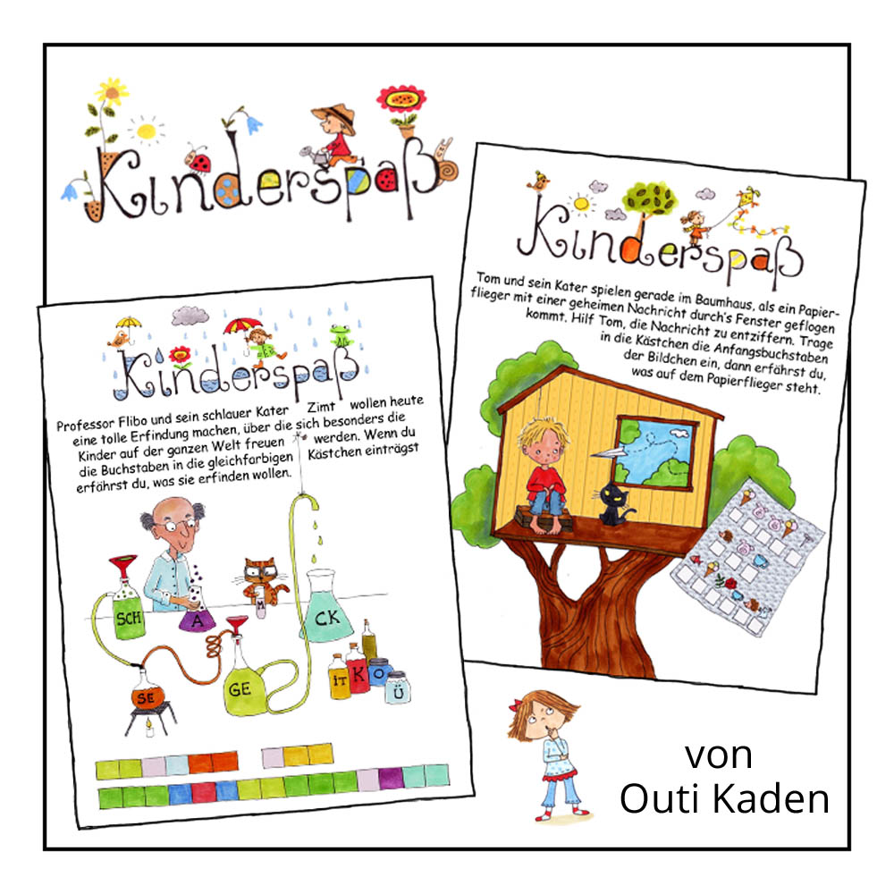 Kinderrätsel Kinderspaß von Outi Kaden bei der Rätselschmiede
