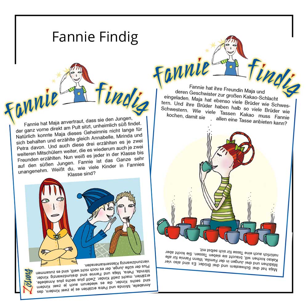Kinderrätsel Fannie Findig von Christine Reguigne und Frauke Berg