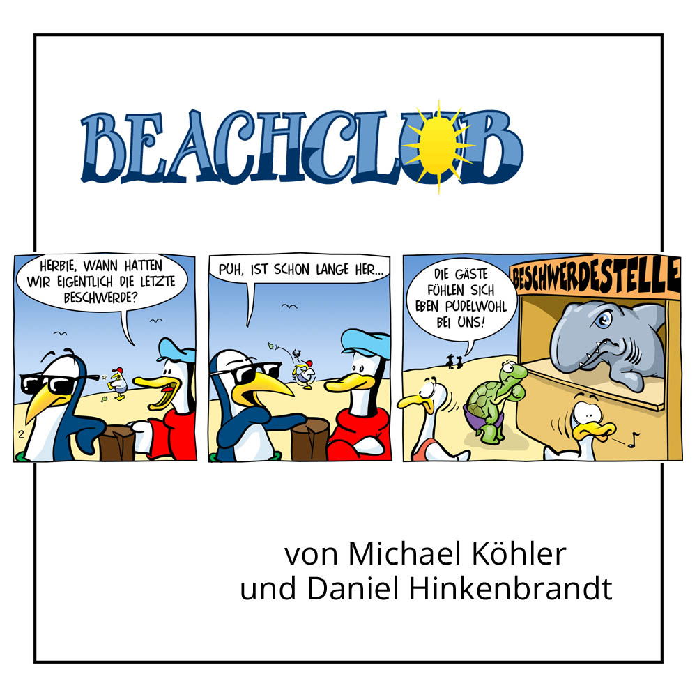 Comic Beachclub von Daniel Hinkenbrandt und Michael Köhler bei der Rätselschmiede