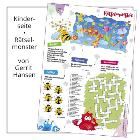 Rätselmonster, die neue Kinderseite