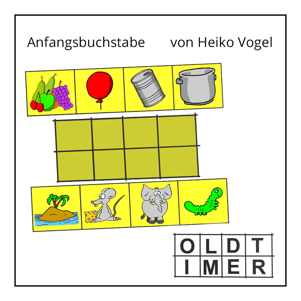Kinderrätsel "Anfangsbuchstabe" von Heiko Vogel bei der Rätselschmiede