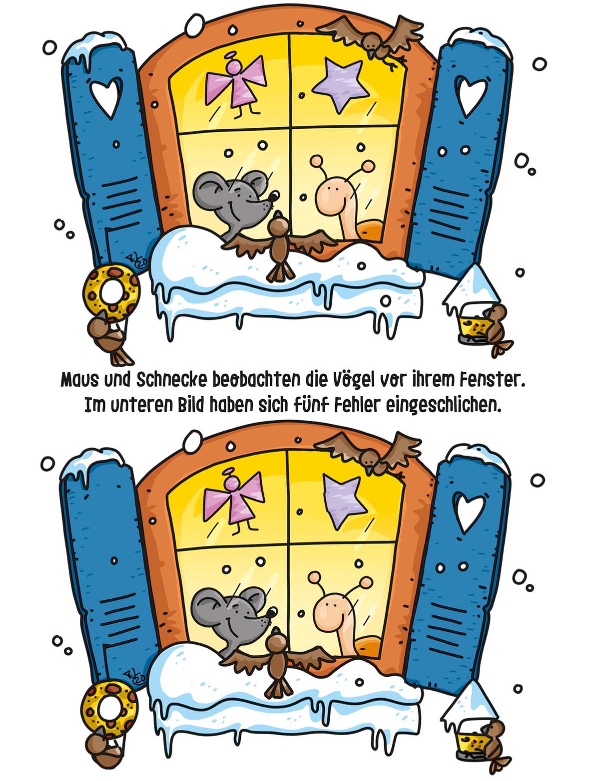 Kinderrätsel "Maus und Schnecke" von Thorsten Trantow bei der Rätselschmiede